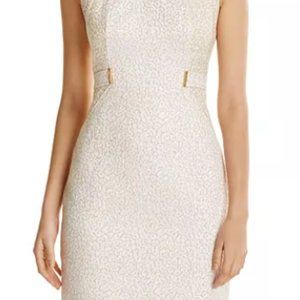 Leopard Print Sheath Dress - Calvin Klein